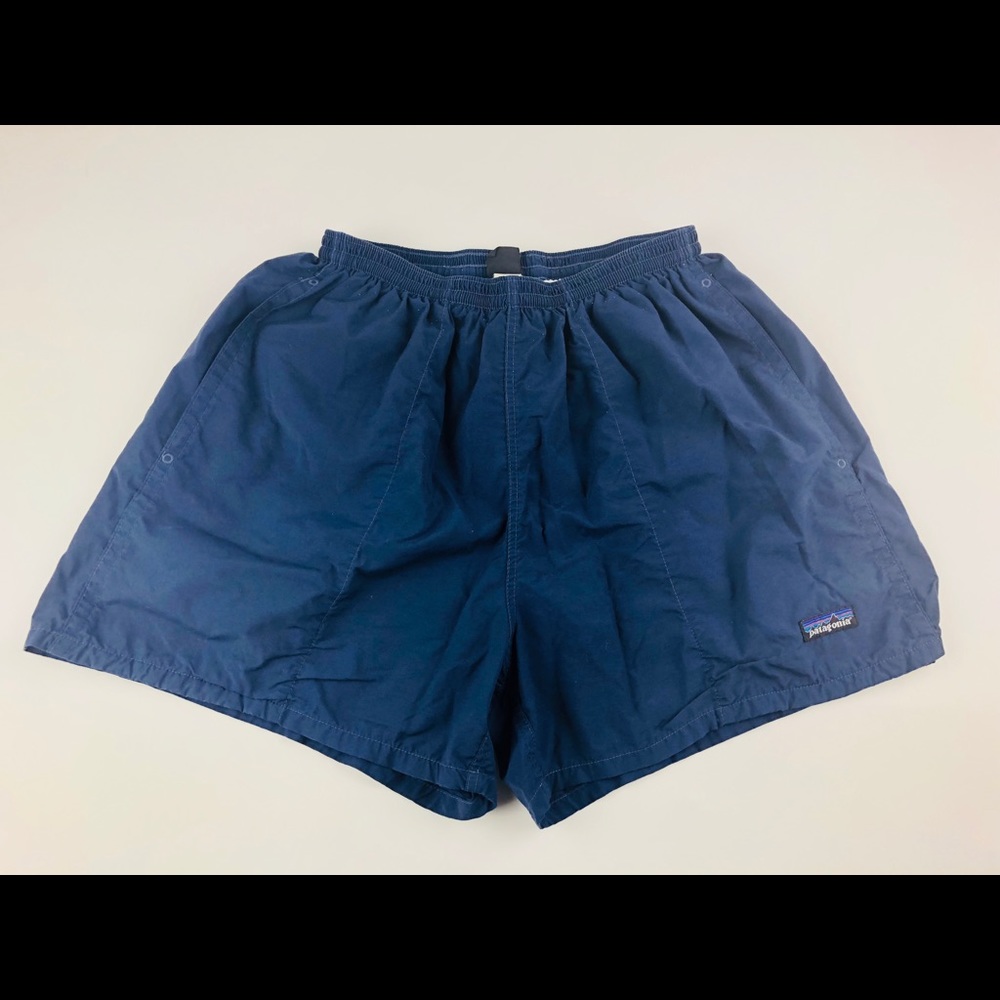 Patagonia Vintage Blue Baggies Swim Trunks Shorts